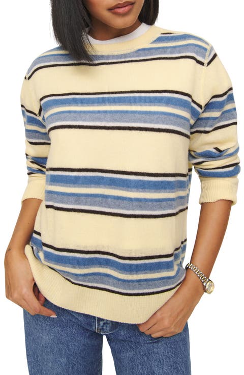 Women's Cashmere Blend Striped Sweaters | Nordstrom