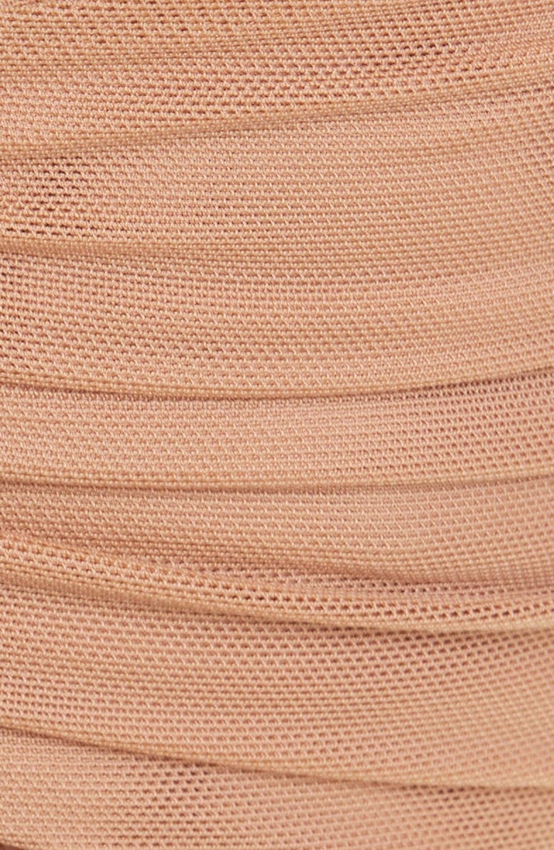 Alexander Wang Cutout Multilayer Ruched Strapless Top, Alternate, color,