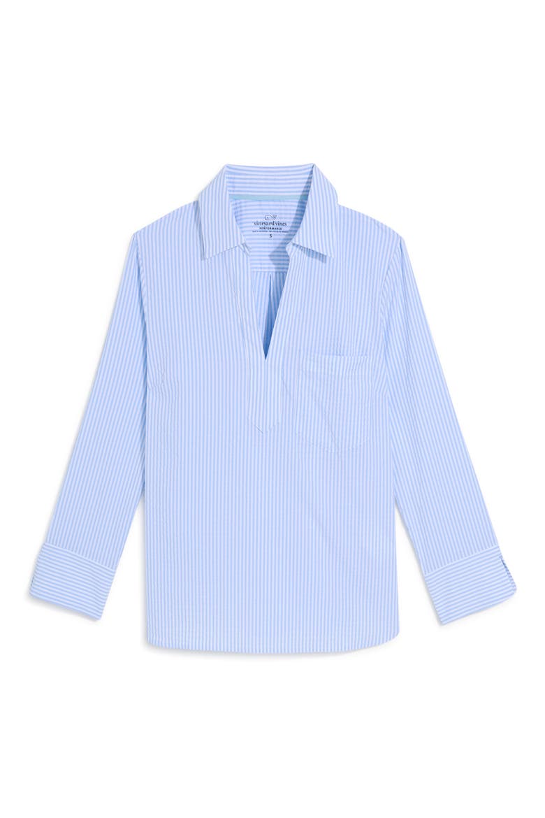 Harbor Stripe Shirt, Main, color, SEERSUCKER-JAKE BLUE