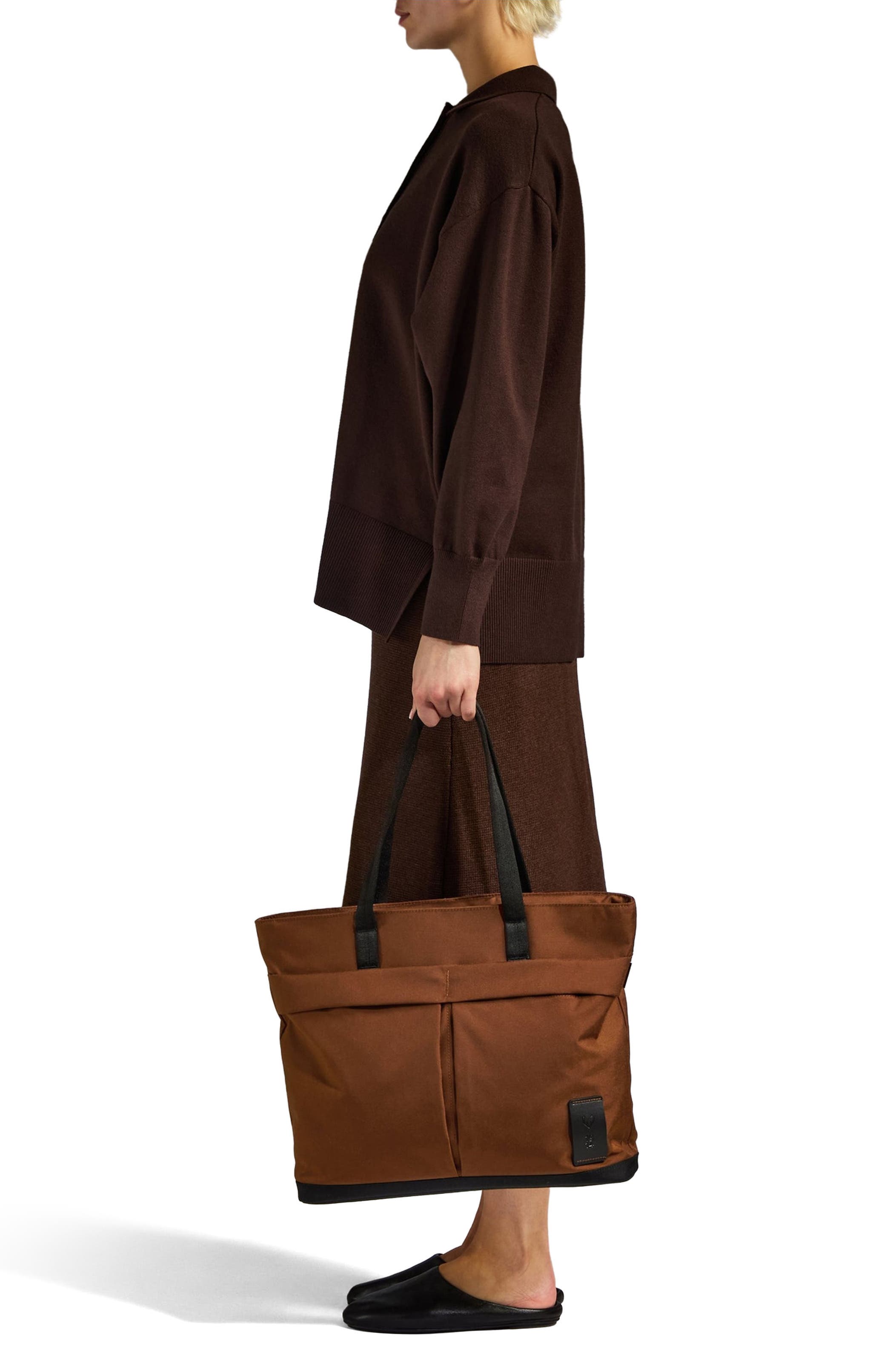 Core Tote Bag, Alternate, color, Clay