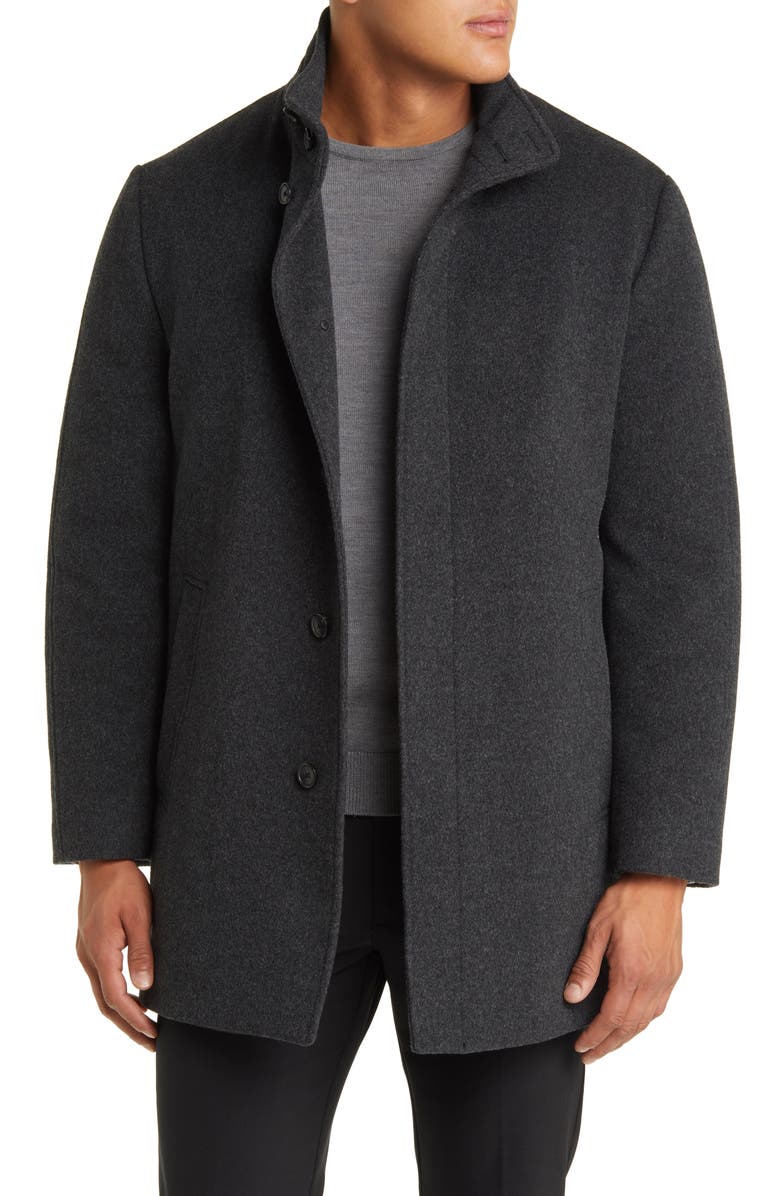 Cardinal of Canada Mont Royal Insulated Wool
Cashmere Jacket with Bib, Main, color, Charcoal