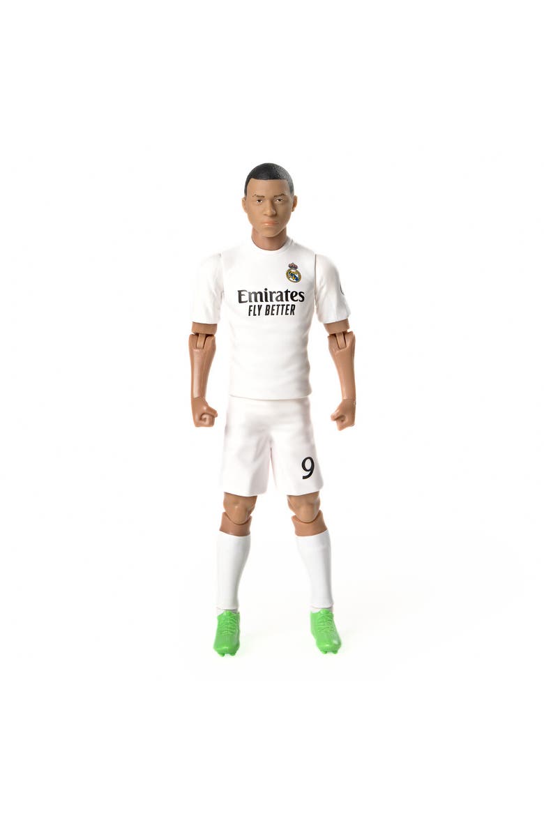 SOCKERS Real Madrid CF Kylian Mbappé 8" Collectible Soccer Action Figure, Alternate, color, White