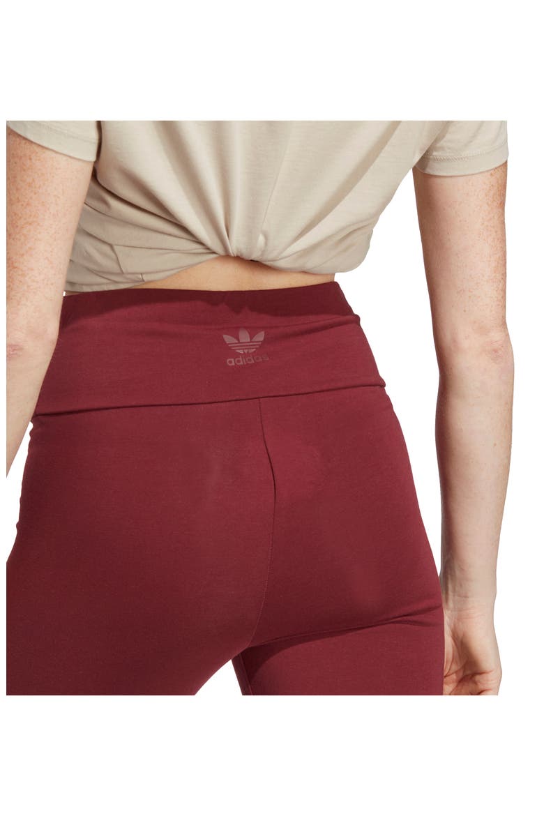 7/8 Rib Cuff Leggings, Alternate, color, SHADOW RED