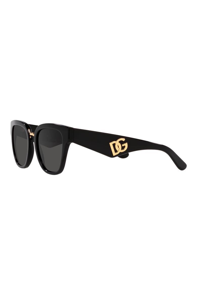 51mm Butterfly Sunglasses, Alternate, color, DARK GREY