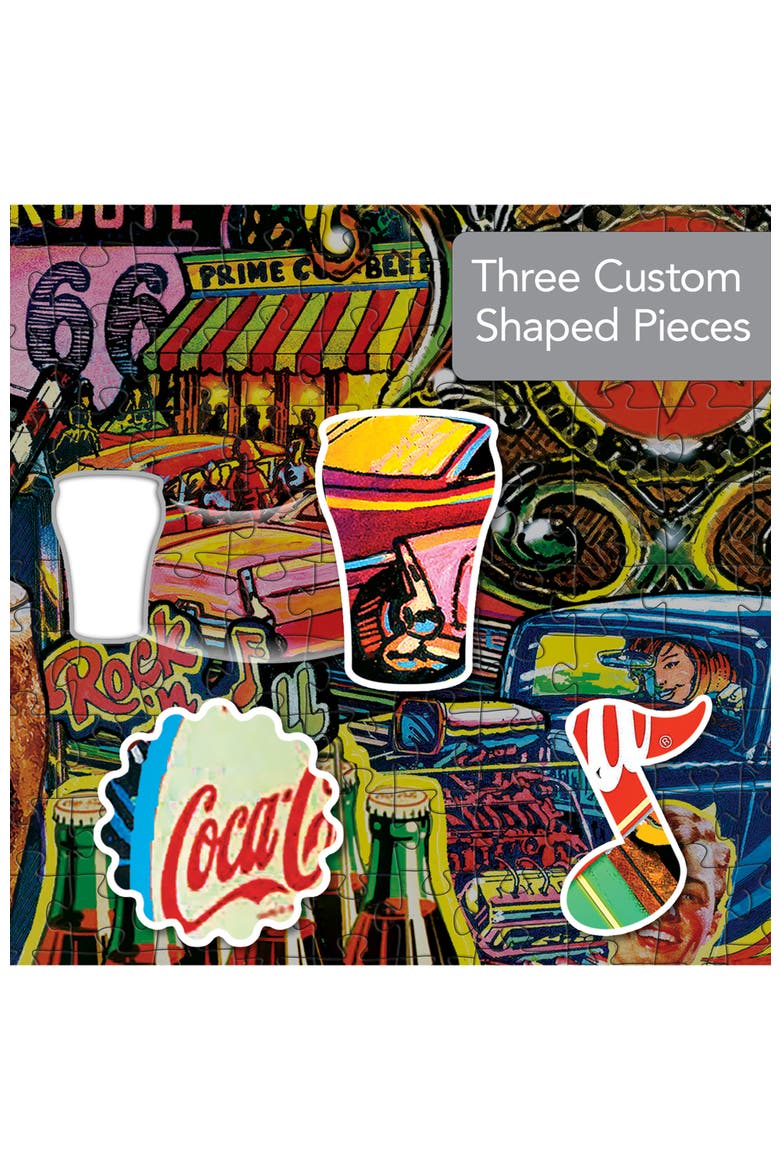 Coca-Cola Jukebox 1000pc Shaped Puzzle, Alternate, color, Multicolor