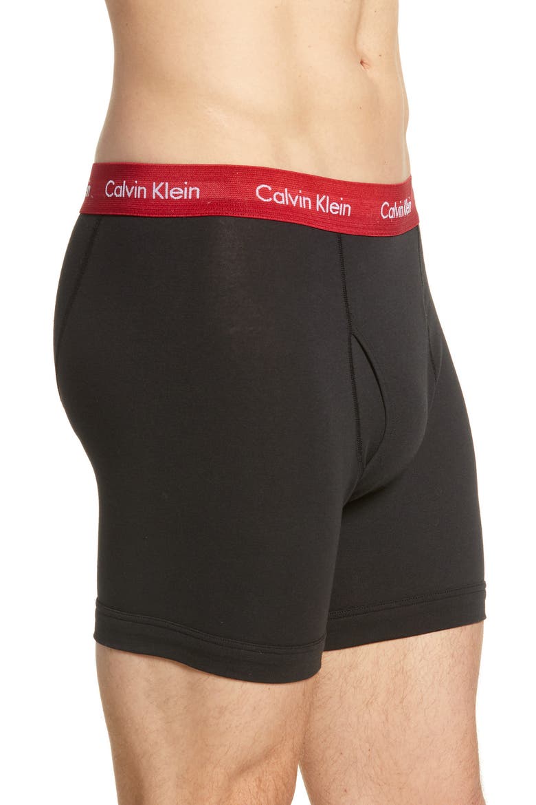 5-Pack Boxer Briefs, Alternate, color, BLACK W/ BLUE/ RED/ GREY WB
