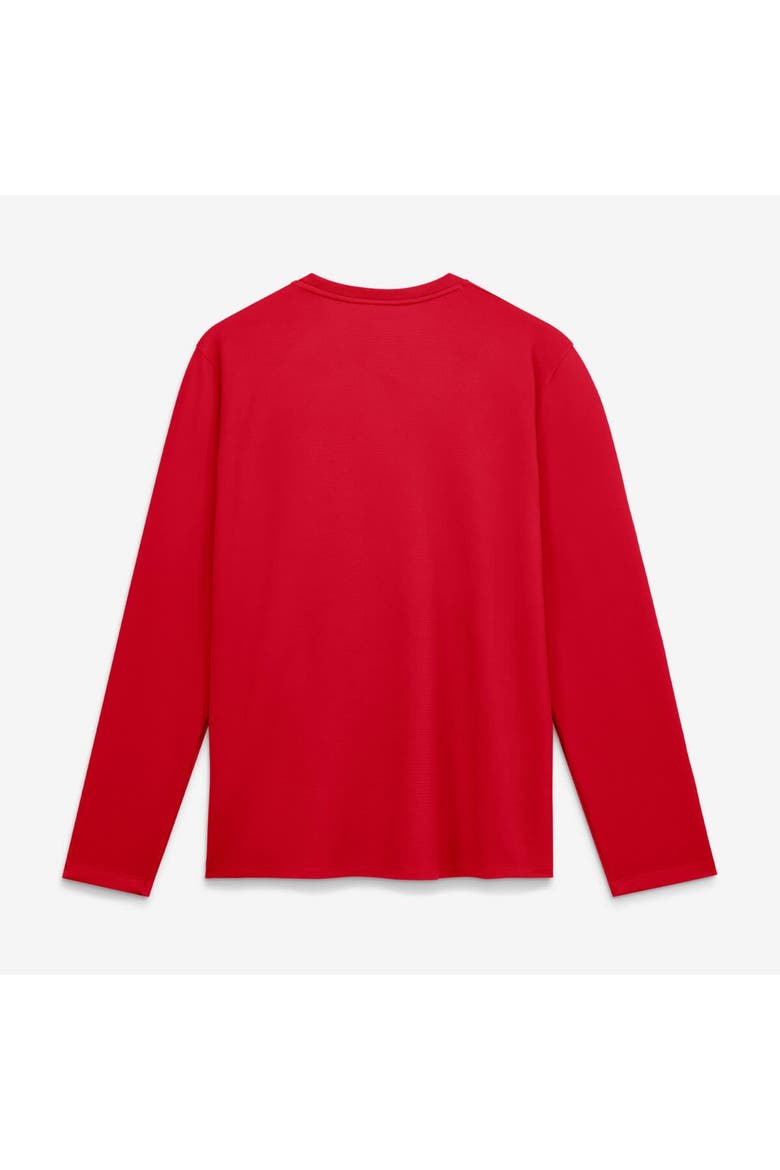 Men's Nike Scarlet Ohio State Buckeyes 2026 Sideline Coaches UV Dri-FIT Long Sleeve Shirt, Alternate, color, Scarlet