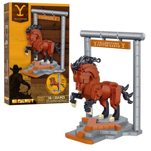Yellowstone Stallion Horse Building Set