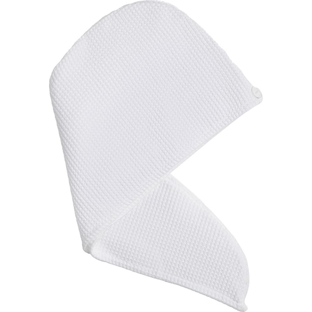 Cozy Earth Waffle Terry Hair Towel In White