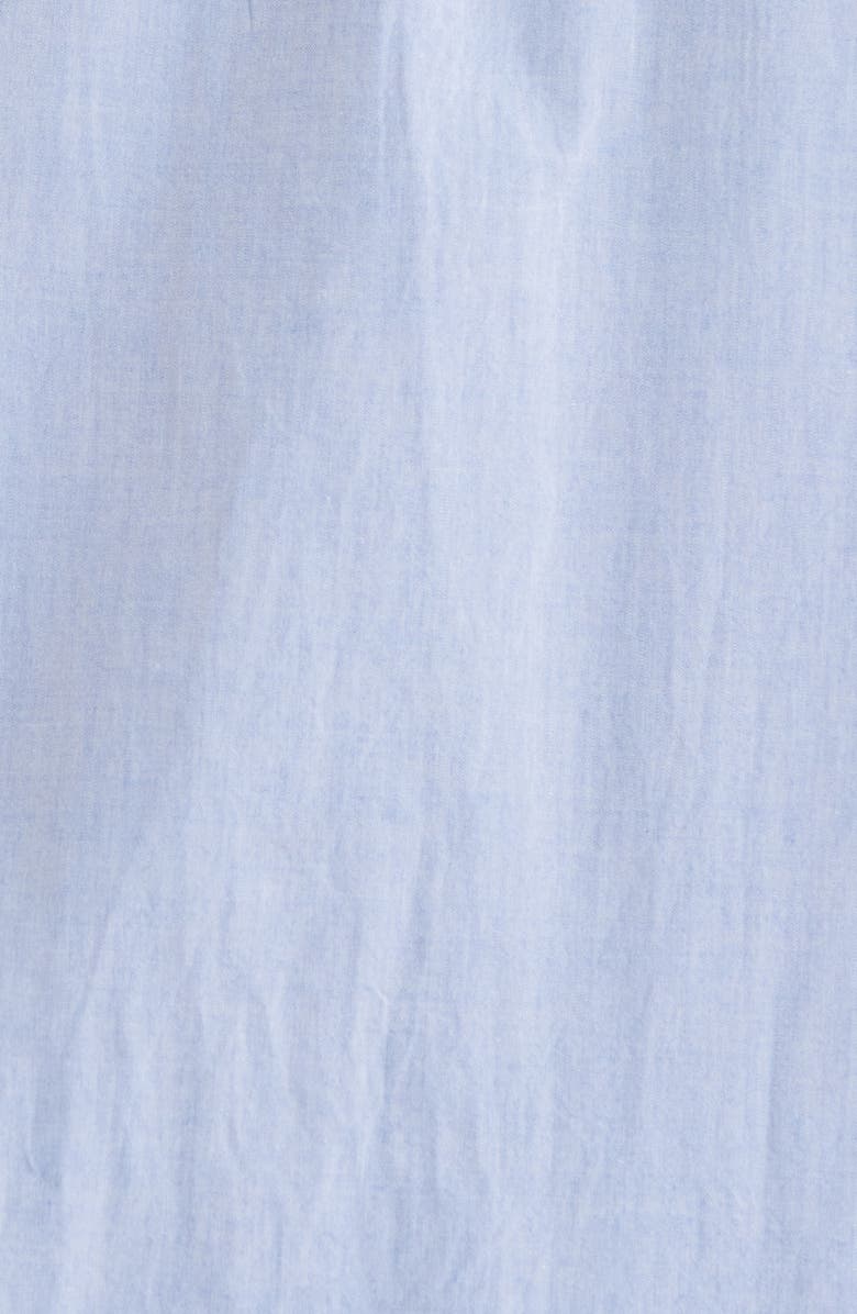 Nordstrom Yarn Dye Stripe Short Pajamas, Alternate, color, Blue Chambray