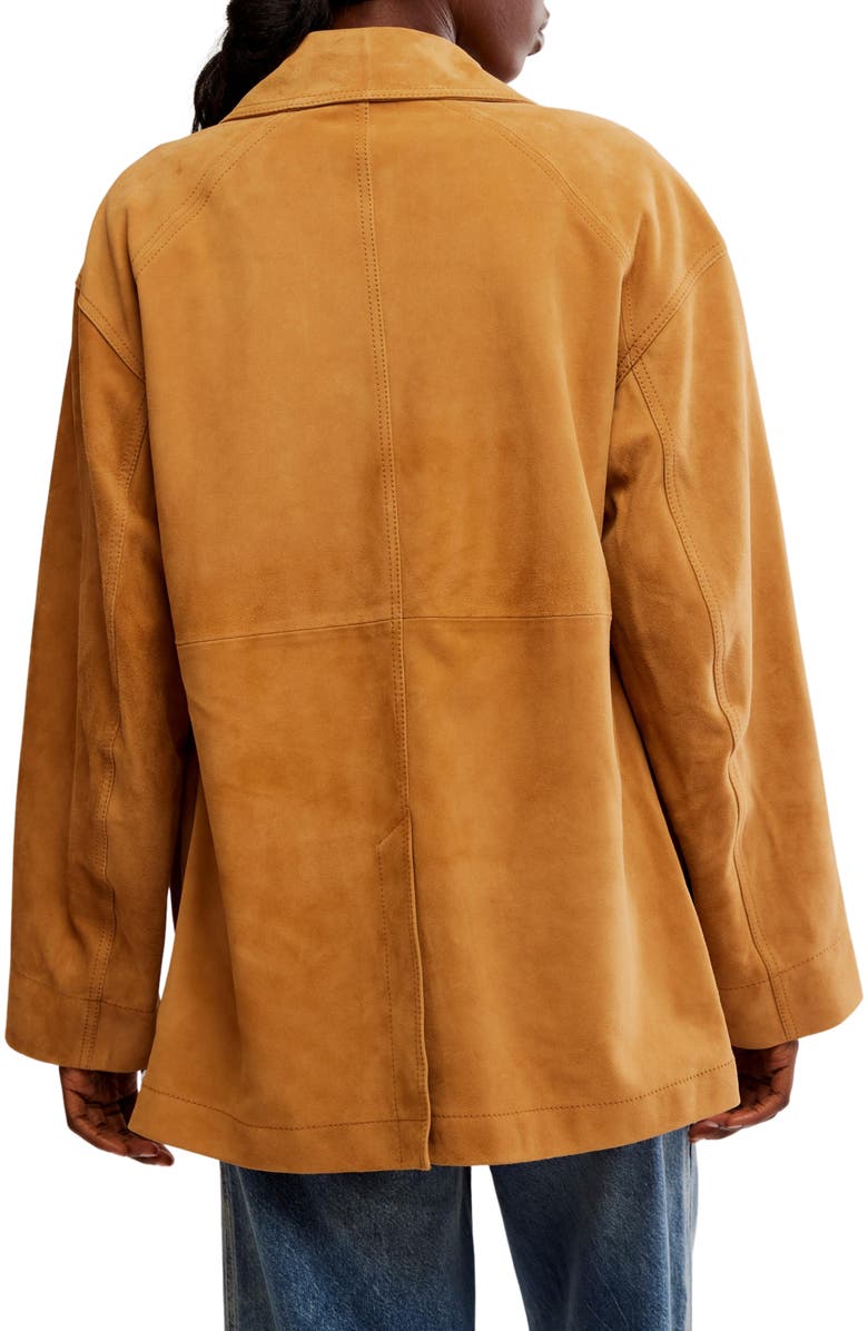 Free People Annalise Suede Jacket, Alternate, color, 