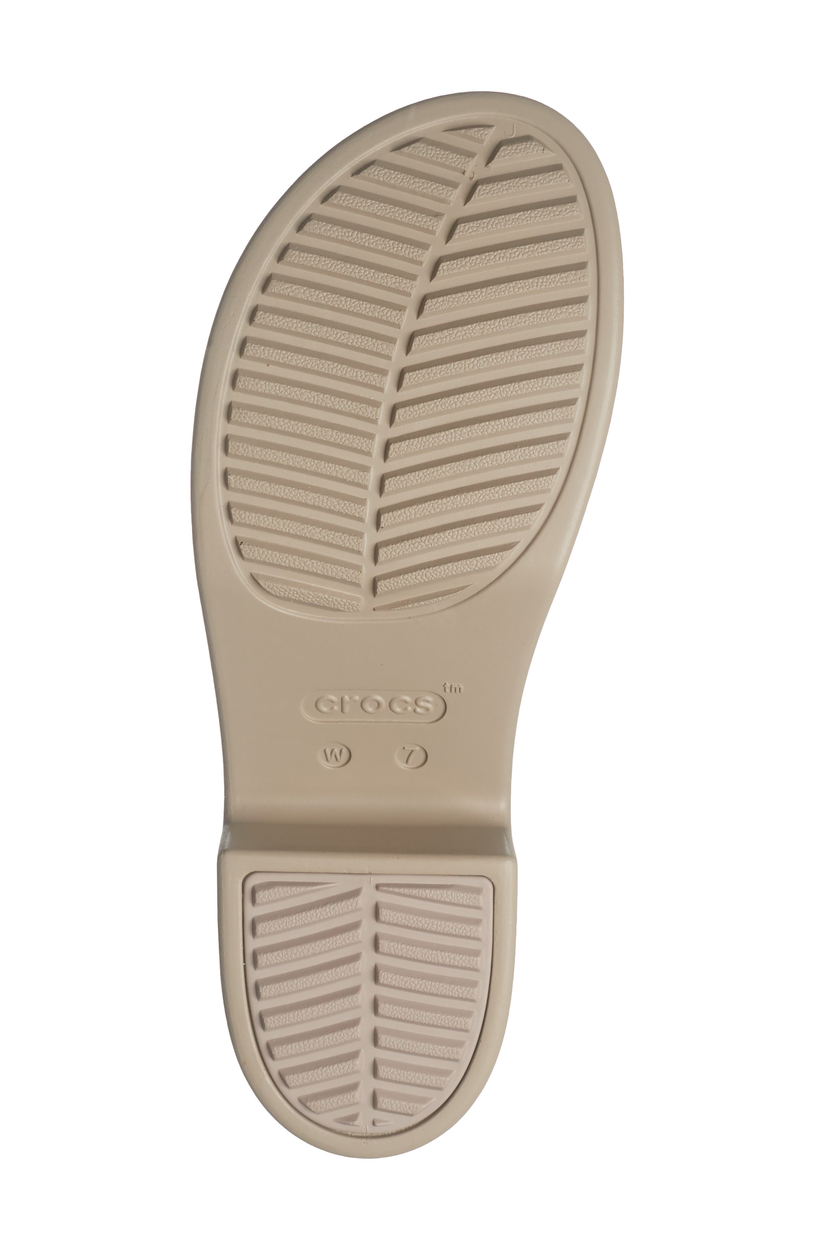 CROCS Brooklyn Platform Slide Sandal, Alternate, color, Taupe