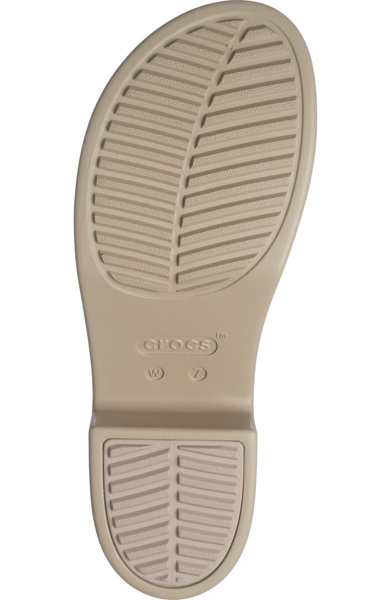 CROCS Brooklyn Platform Slide Sandal, Alternate, color, Taupe