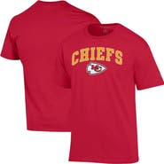 Champion Men's Champion Red Kansas City Chiefs Arch Over Logo T-Shirt