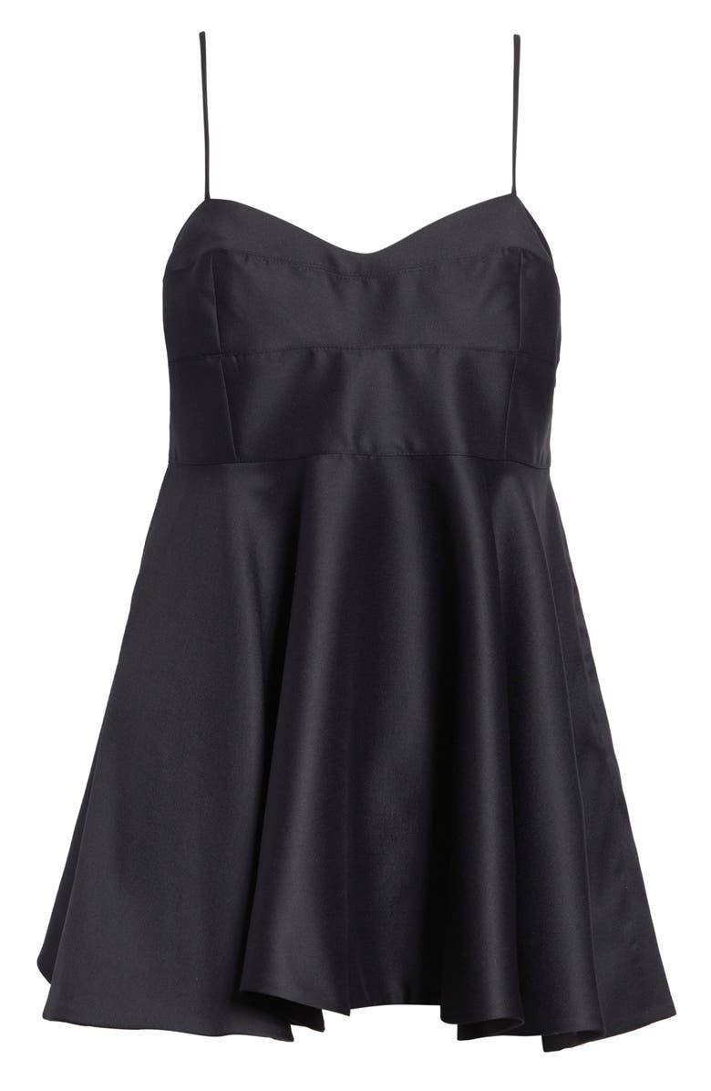 Róhe Bustier Peplum Top, Main, color, Black