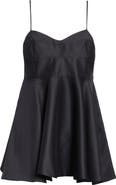 Róhe Bustier Peplum Top