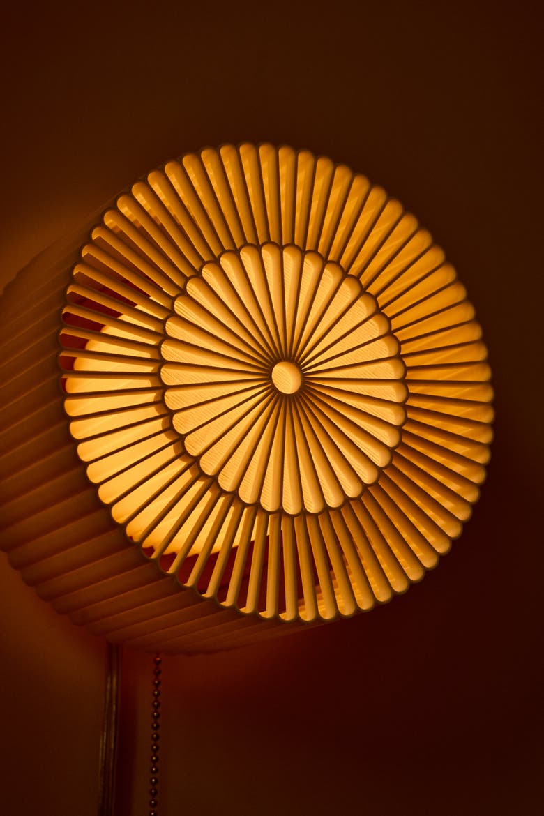 Rosette Sconce, Alternate, color, White