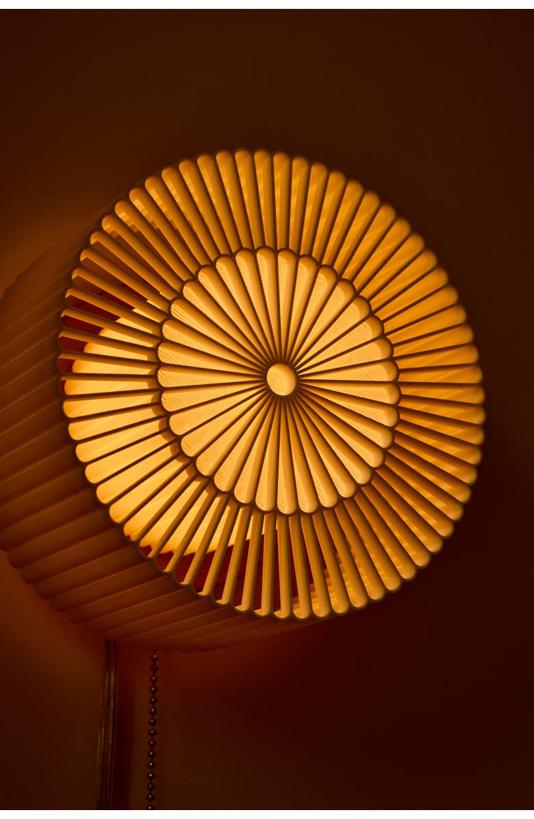 WOOJ DESIGN Rosette Sconce, Alternate, color, White