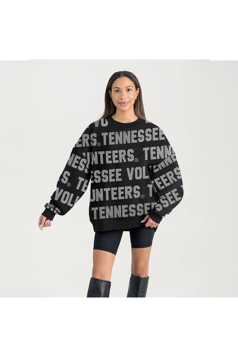 Women's Gameday Couture  Black Tennessee Volunteers Hype Era Sweatshirt, Main, color, Black