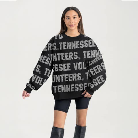 Women's Gameday Couture  Black Tennessee Volunteers Hype Era Sweatshirt