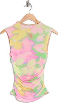 AFRM LOS ANGELES Kinsley Ruched Mesh Top