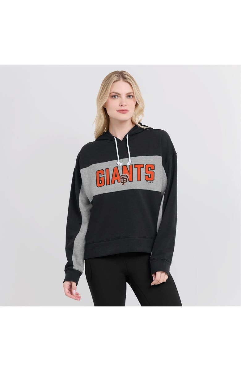 FANATICS Women's Fanatics Black San Francisco Giants Filled Stat Sheet Pullover Hoodie, Alternate, color, Black