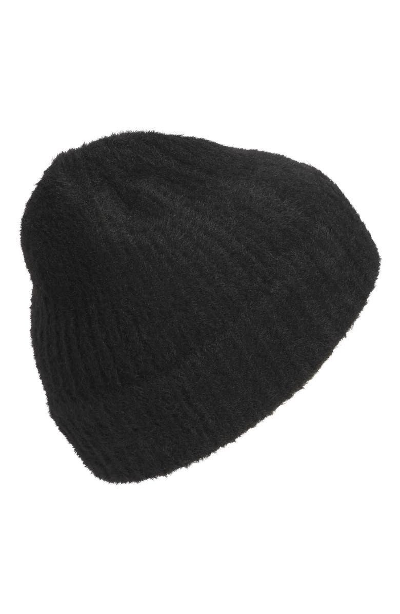 adidas Feels Beanie, Alternate, color, Black/ White