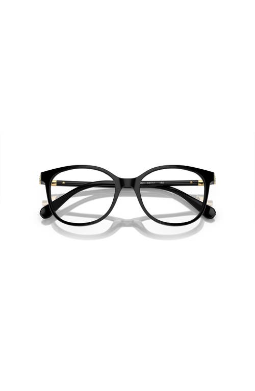 Swarovski 51mm Square Optical Glasses In Black