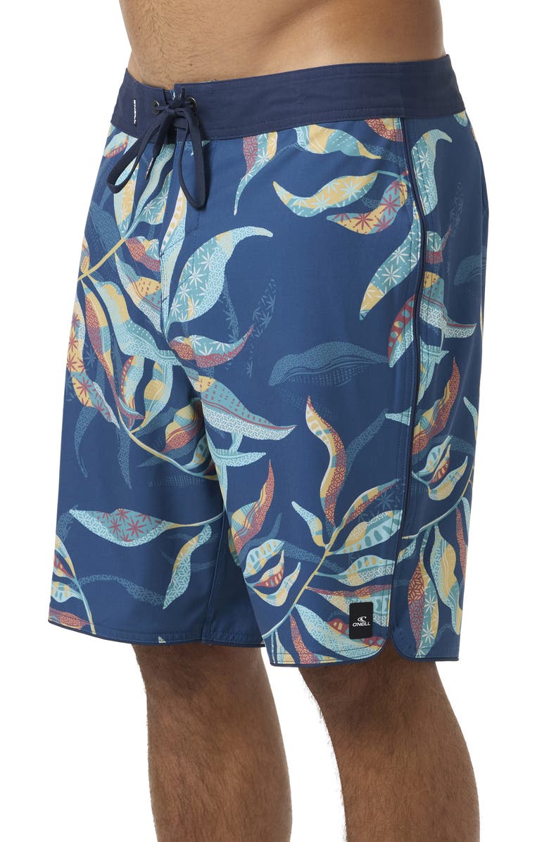 O'Neill Hyperfreak Mysto Scallop Swim Trunks, Alternate, color, Indigo