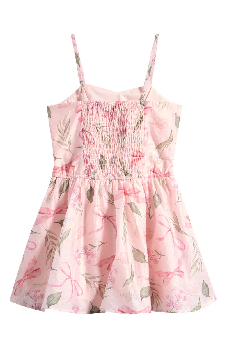 Ava & Yelly Princess Seam Fit & Flare Sundress, Alternate, color, Blush