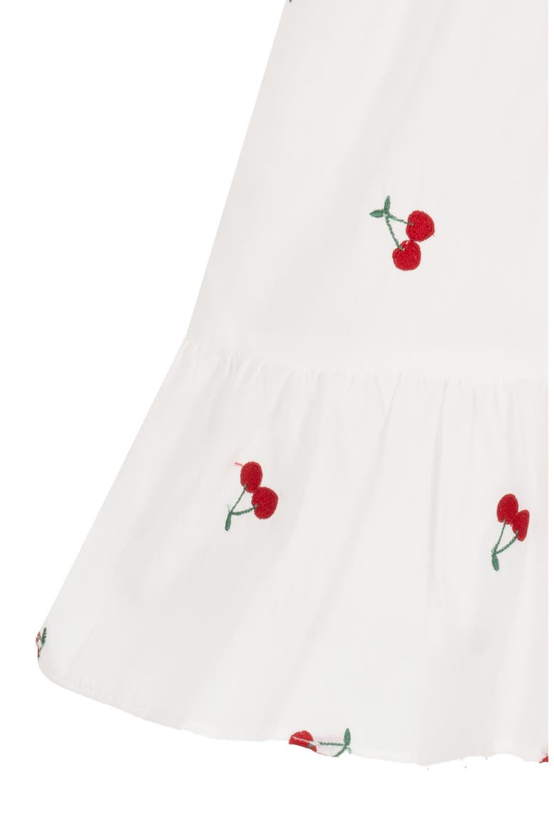 Kids' Embroidered Dress, Alternate, color, WHITE