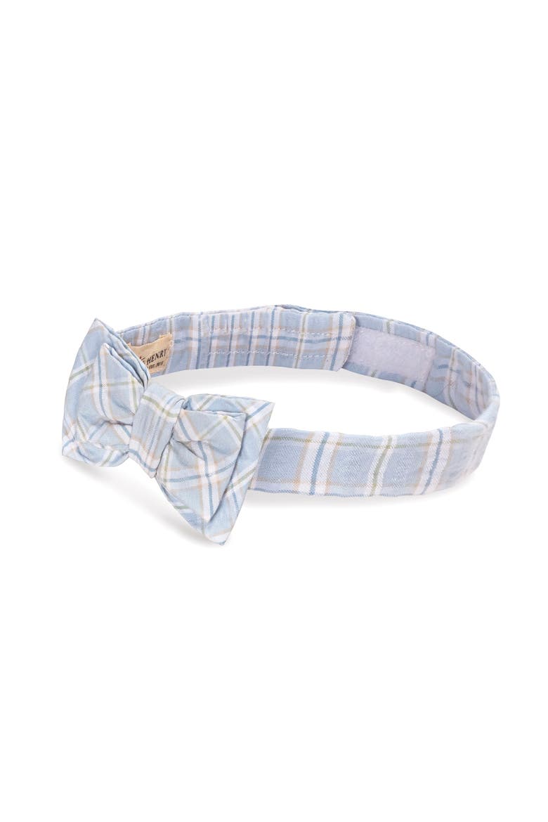 Kids' Classic Seersucker Bow Tie, Alternate, color, Blue Chateau Check