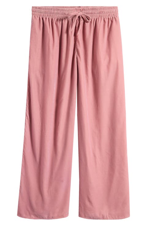 Velvet Wide Leg Sweatpants