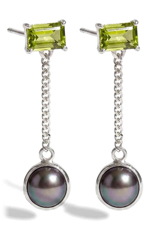 Spellbound Molten Freshwater Pearl Drop Earrings