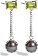 Awe Inspired Spellbound Molten Freshwater Pearl Drop Earrings