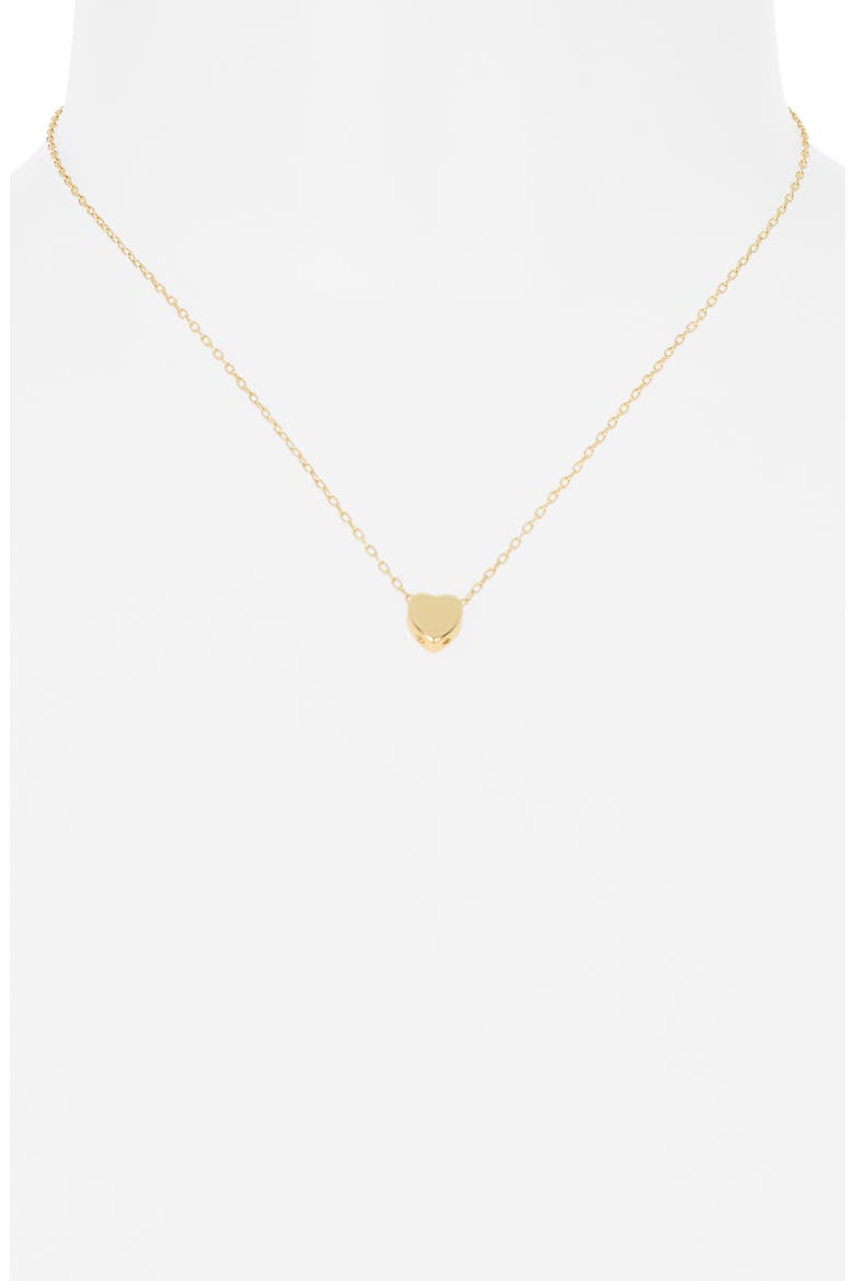 Sliding Heart Pendant Necklace, Alternate, color, GOLD
