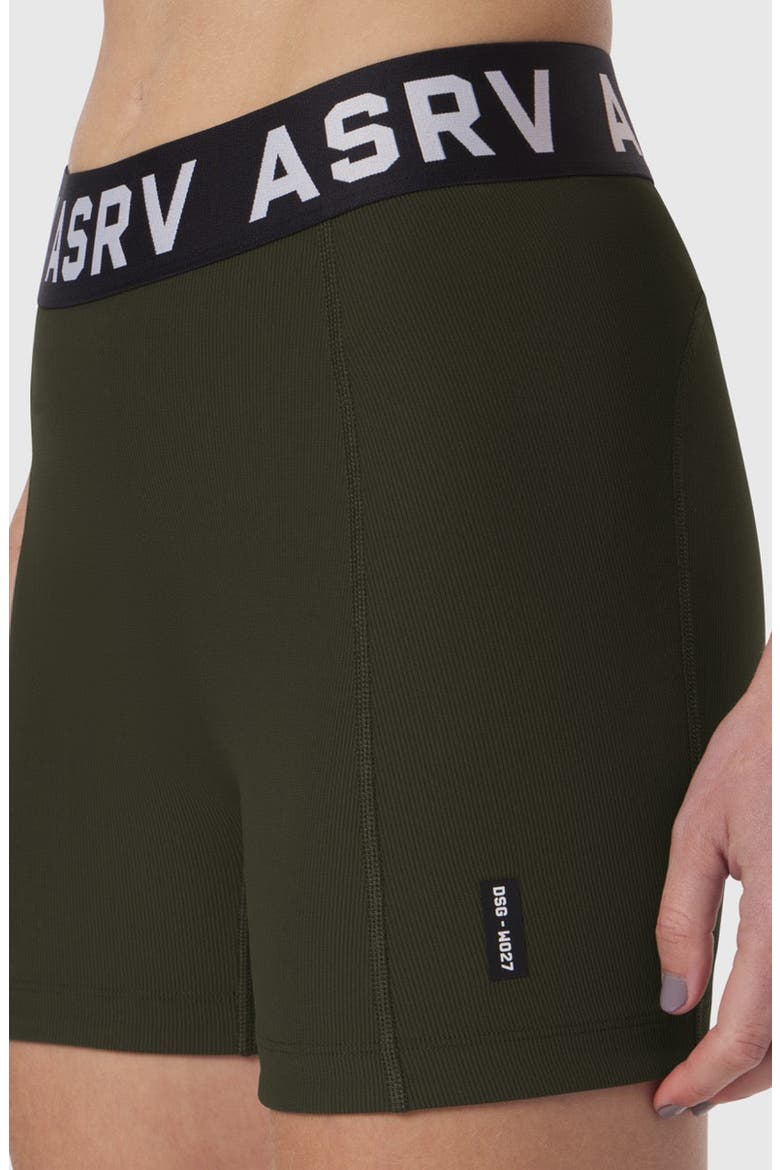 Lycra Ribbed Short, Alternate, color, Olive