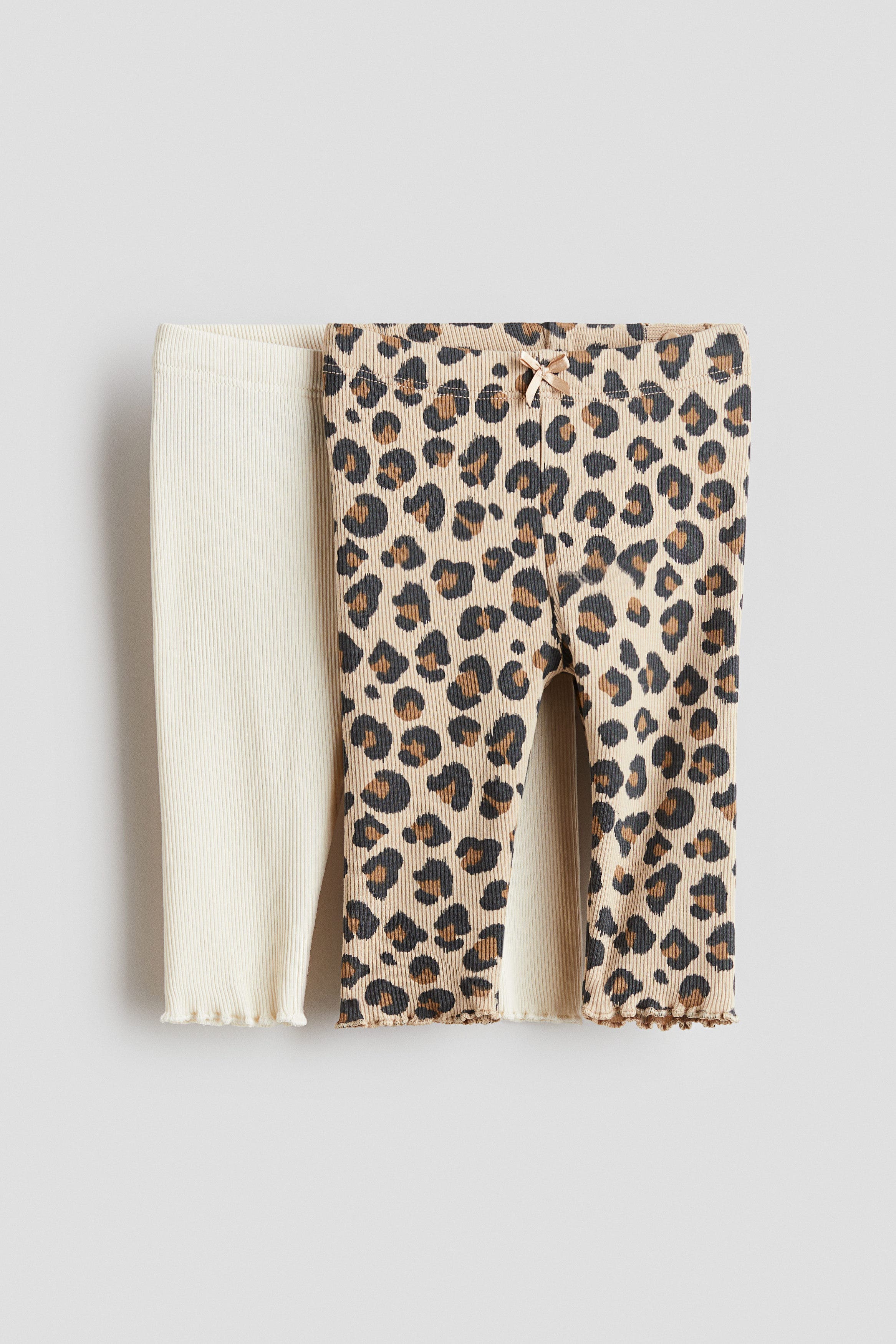 selected Cream/leopard print