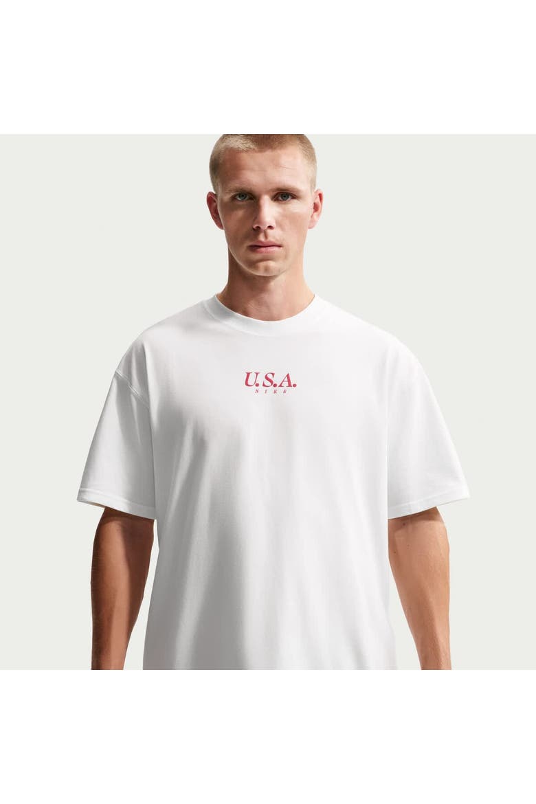 Men's Nike White USMNT Flag T-Shirt, Alternate, color, White