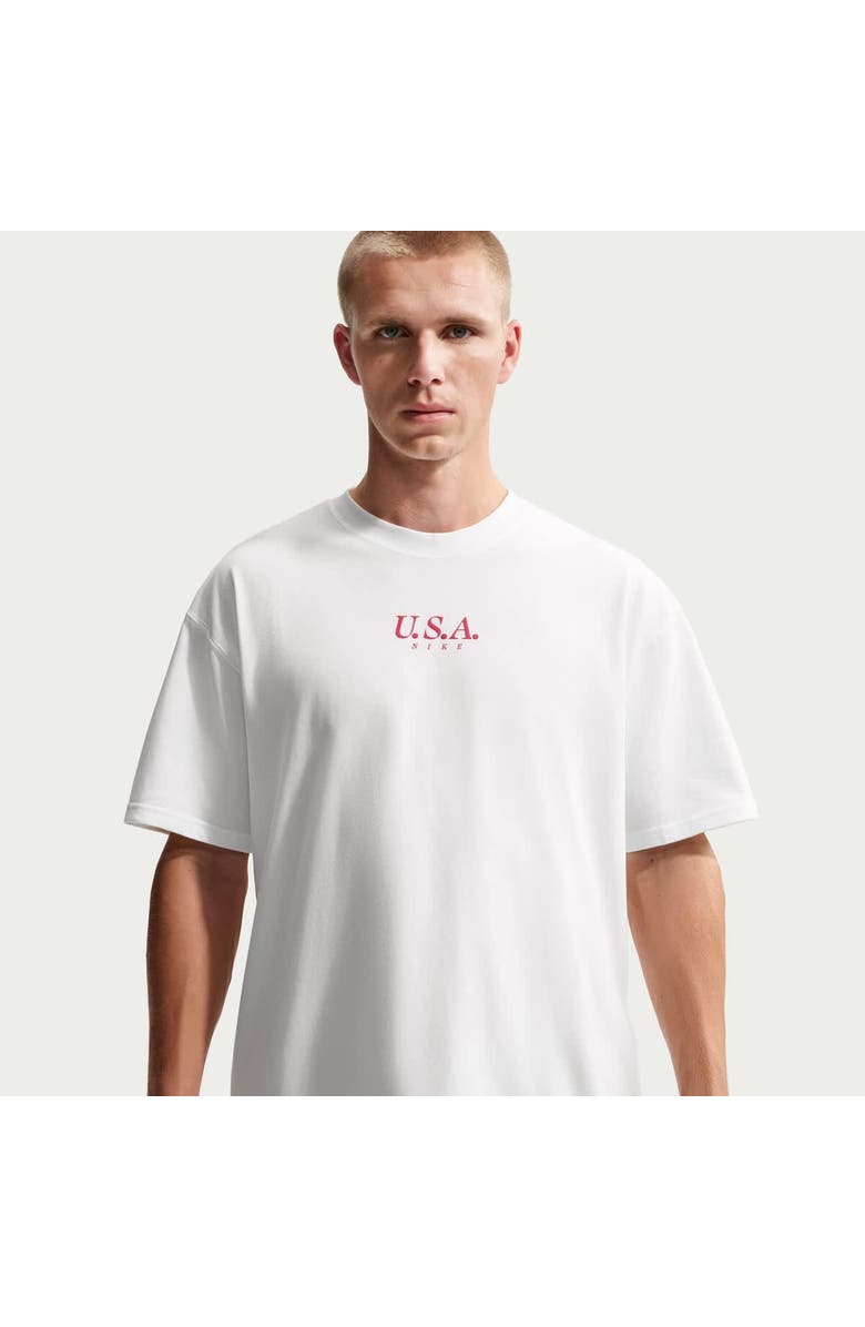 Nike Men's Nike White USMNT Flag T-Shirt, Alternate, color, White