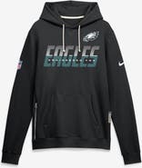Nike Men's Nike Black Philadelphia Eagles Sideline Standard Issue Top Prospect Dri-FIT Hoodie