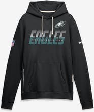 Nike Men's Nike Black Philadelphia Eagles Sideline Standard Issue Top Prospect Dri-FIT Hoodie