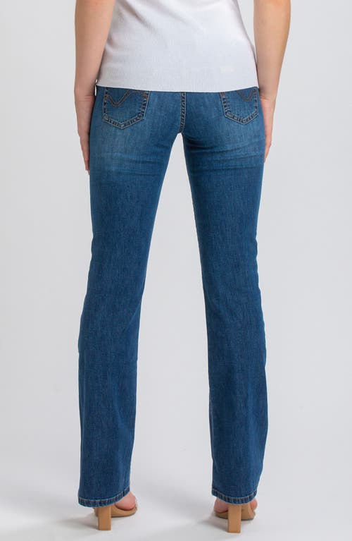Pietro Brunelli Maternity Maternity Graduated Flare Jeans In Blue