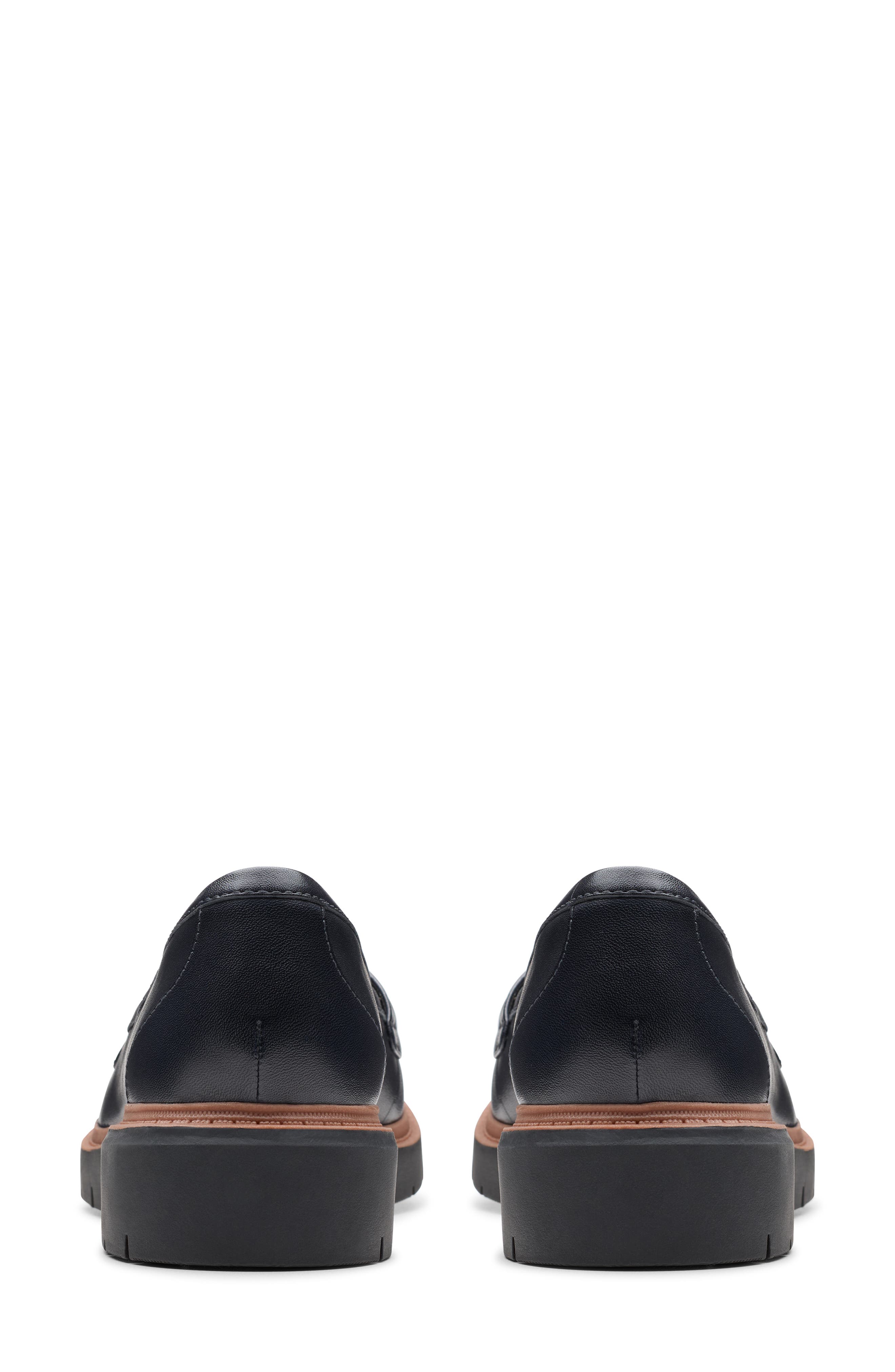 Clarks<sup>®</sup> Westlynn Bella Lug Sole Loafer, Alternate, color, Navy Leather