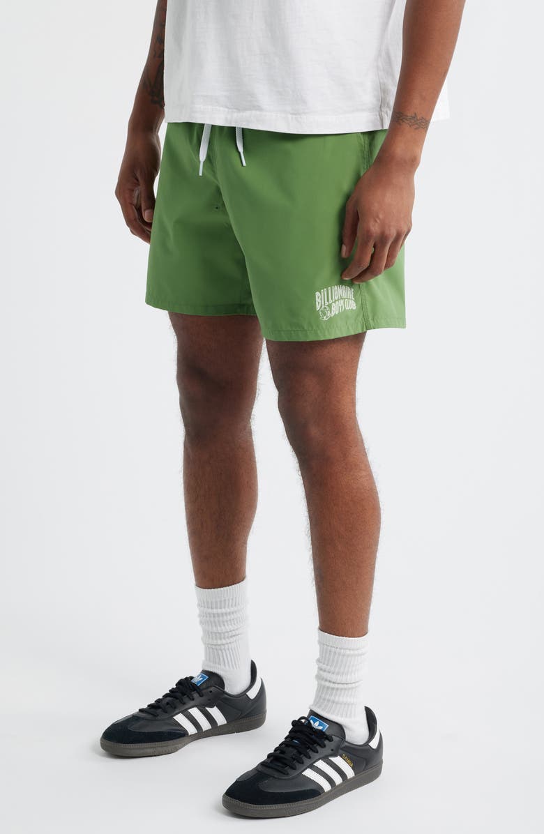 Billionaire Boys Club BB Curve Drawstring Shorts, Alternate, color, Vineyard Green