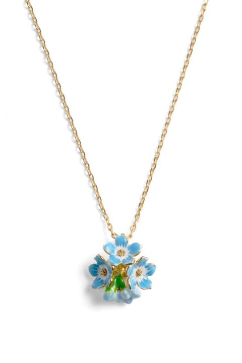 Forget Me Not 3 Cluster Pendant