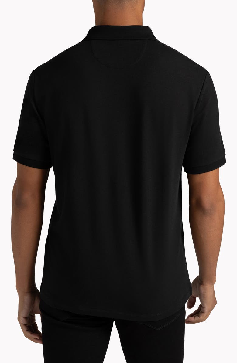 Hypernatural Matterhorn Supima<sup>®</sup> Cotton Blend Polo, Alternate, color, Black Beauty