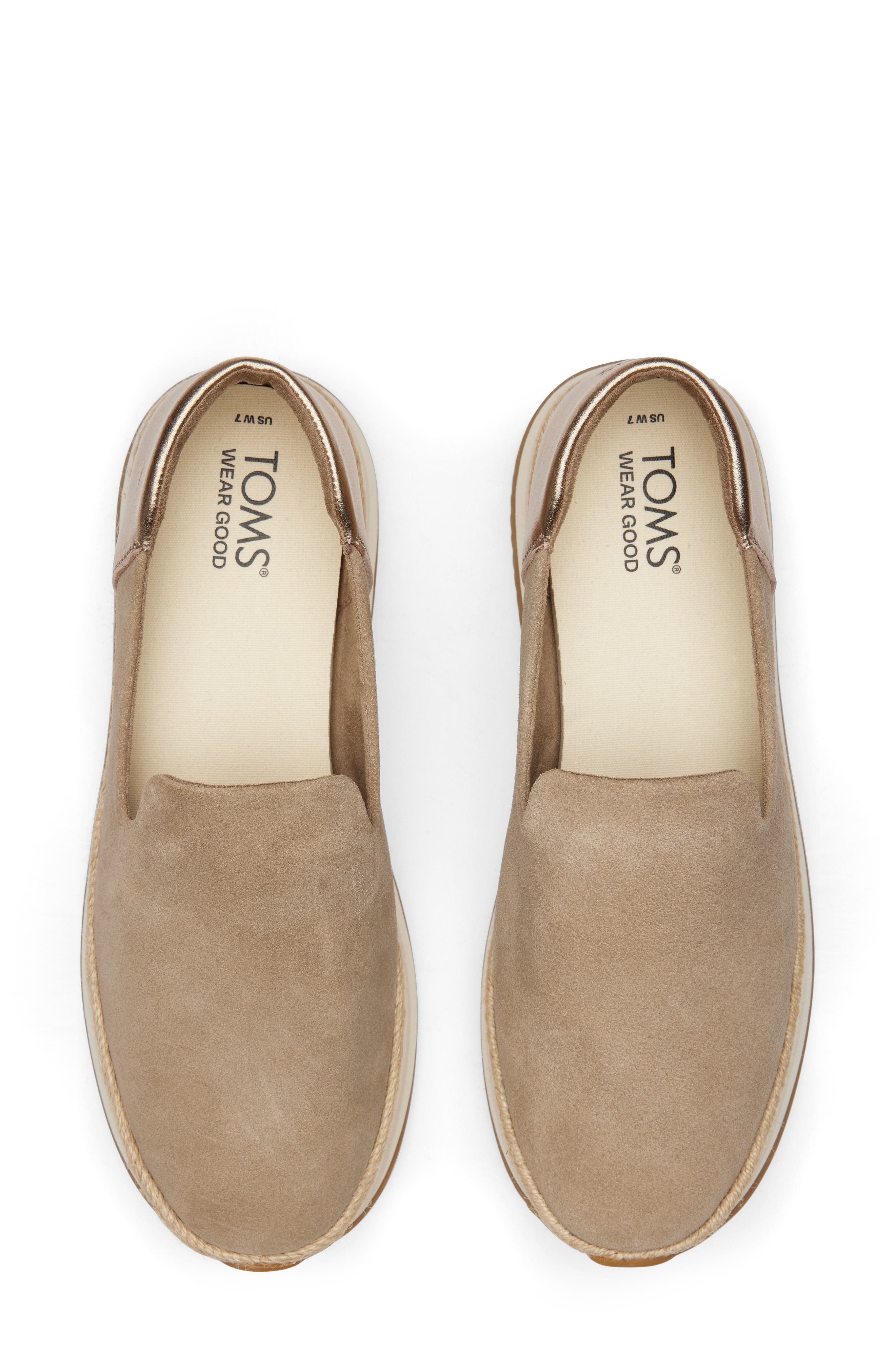 TOMS Jocelyn Suede Slip-On Sneaker, Alternate, color, 