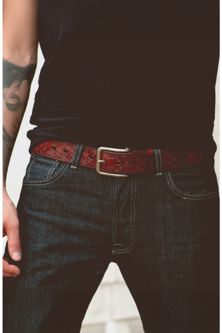 Everton Belt, Alternate, color, Teak Rustic
