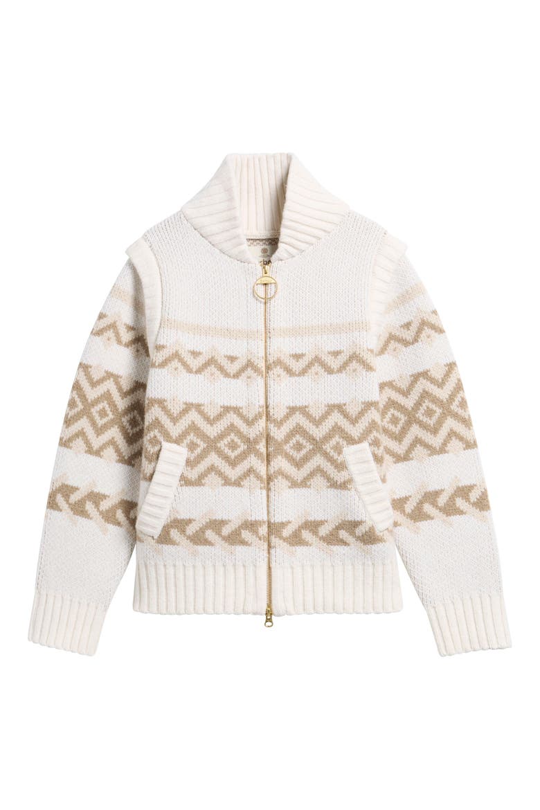 Maplewood Zip Cardigan, Alternate, color, CREAM MULTI